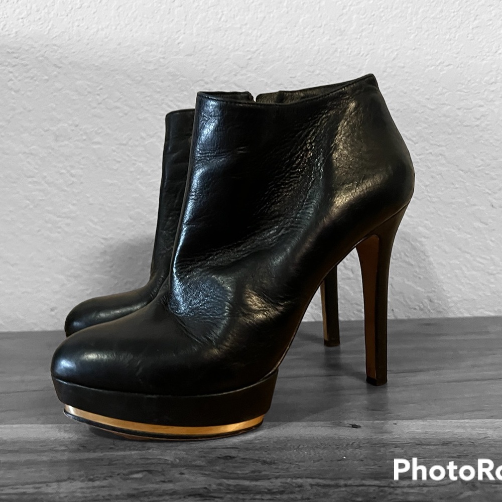 Vince Camuto leather booties